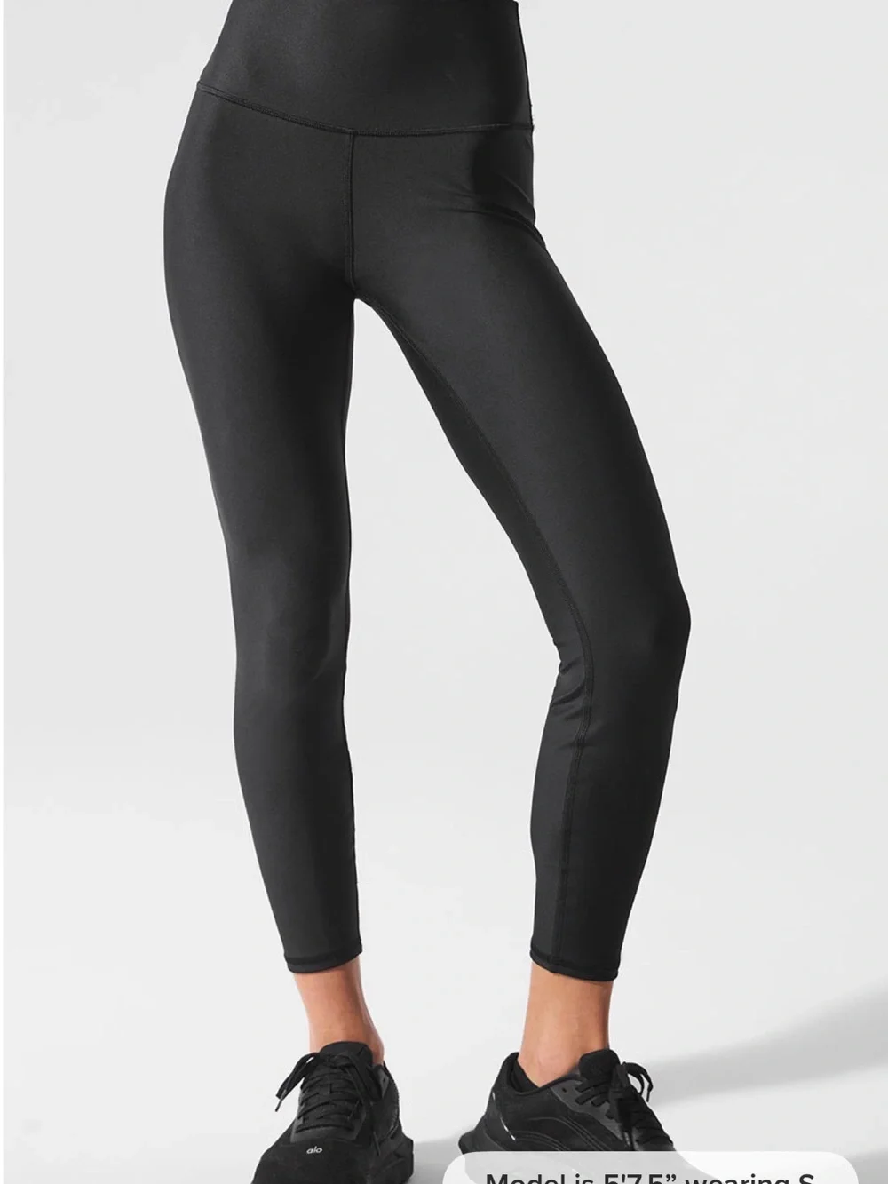 ALO Yoga Black High waisted 7/8 Airlift Leggings